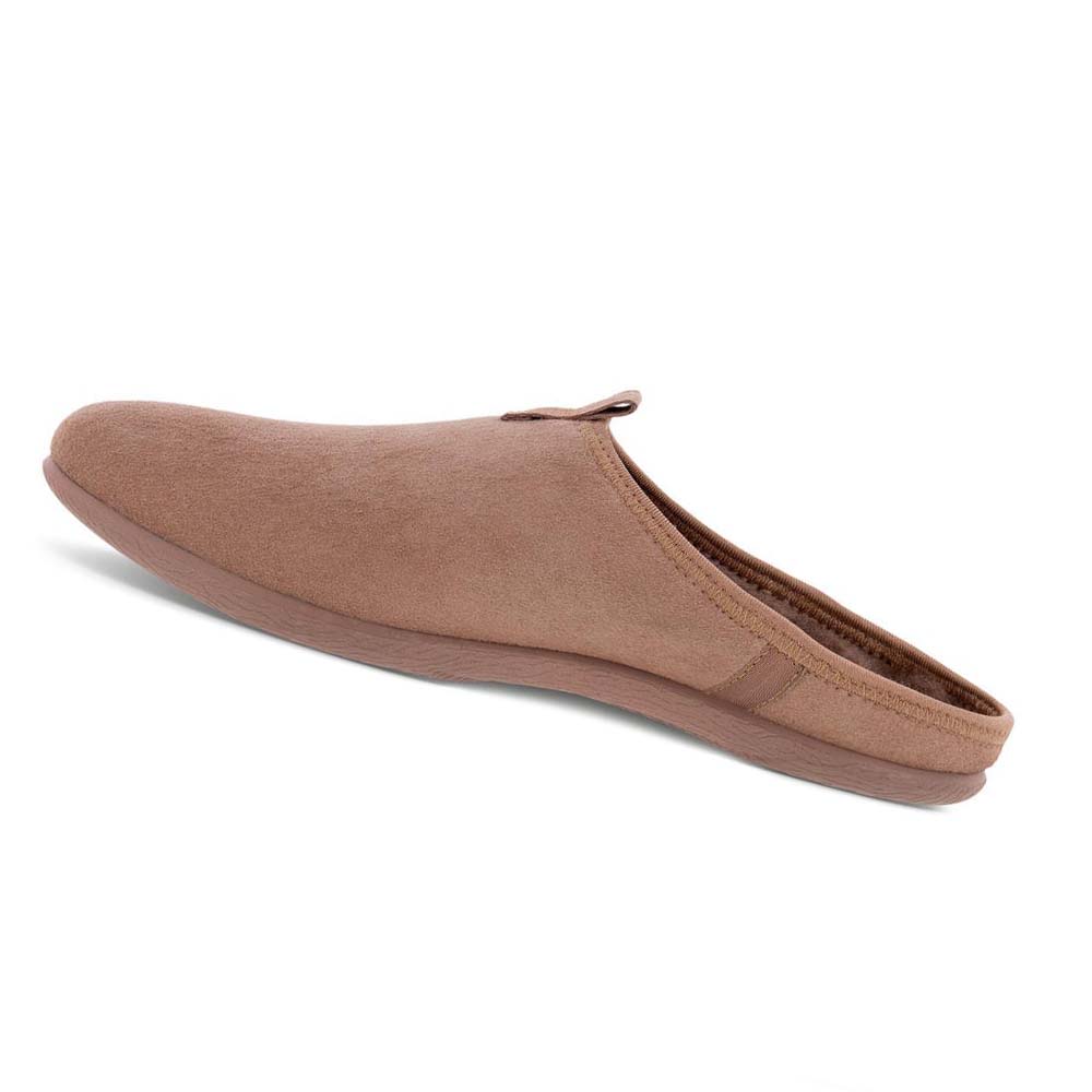 Women's Ecco Easy Slip-on Casual Shoes Brown | USA 62EBC